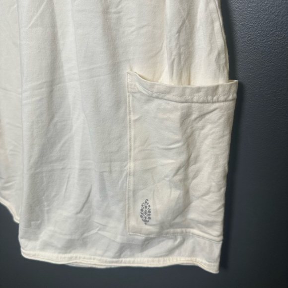 Free People | Hotshot Tee Romper | Ivory | NWOT | Large | Call Out - Picture 3 of 6